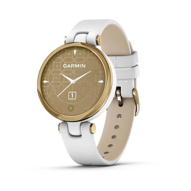 Garmin Lily Smartwatch Gold / Weiß 01002384B3