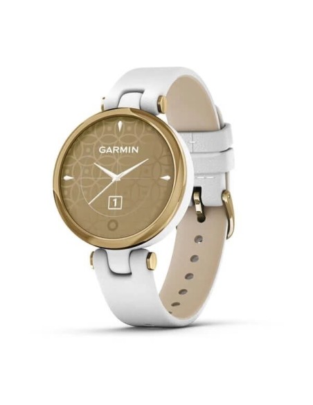 Garmin Lily Smartwatch Gold / Weiß 01002384B3