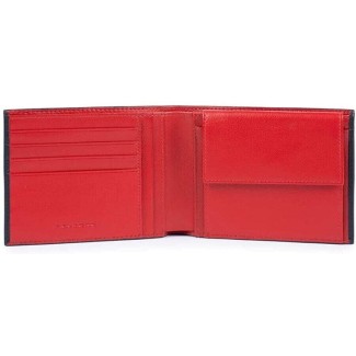 Piquadro Splash Herren Geldbörse schwarz - PU257SPLR / NR 2
