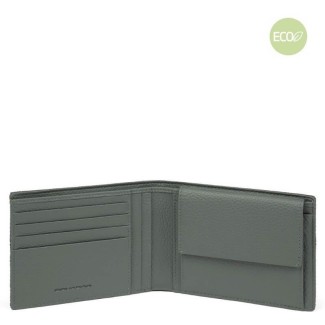 Piquadro Trakai men's green wallet - PU257W109R / VE 2