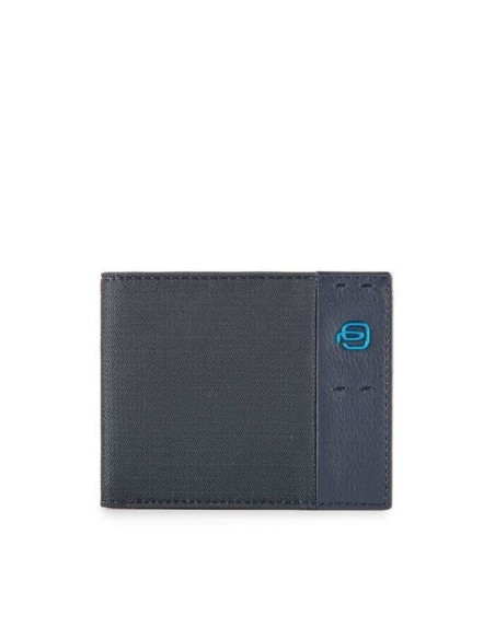 Piquadro Pulse16 blue men's wallet - PU257P16 / CHEVBLU