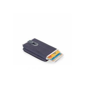 Compact wallet Piquadro Black Square blu PP4891B3R/BLU4