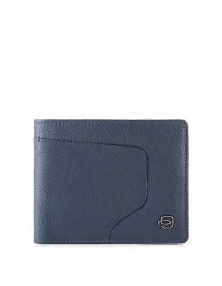Piquadro Akron men's blue wallet - PU4823AOR / BLU