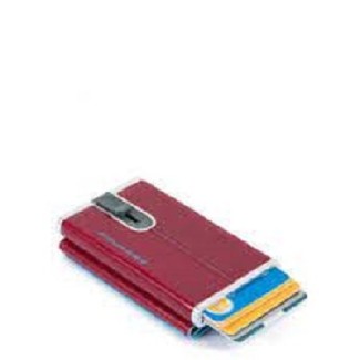 Compact wallet Piquadro Blue Square rosso - PP4891B2R/R