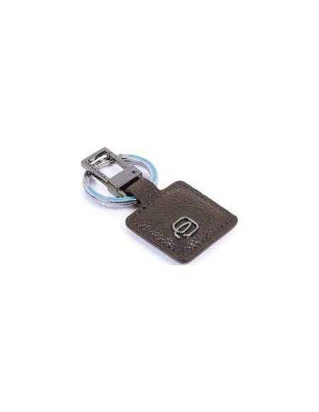 Piquadro Black Square keyring dark brown - PC3757B3 / TM