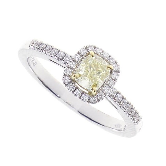 Anello Salvini con diamante giallo  Fancy Light Yellow 20091775