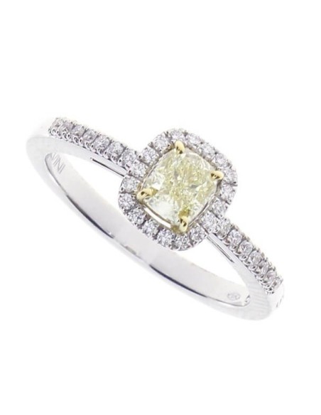 Anello Salvini con diamante giallo  Fancy Light Yellow 20091775