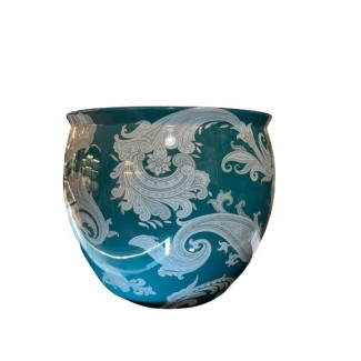 Etro Maia grüner runder Übertopf 31882-8874-500