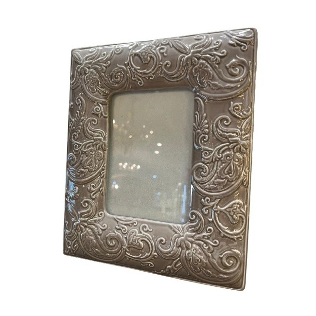 Etro Relief frame in gray ceramic 3201886743