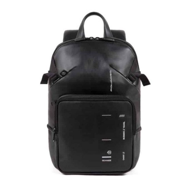 Piquadro Kyoto Rucksack für Ipad schwarzes Leder CA4923S106 / N