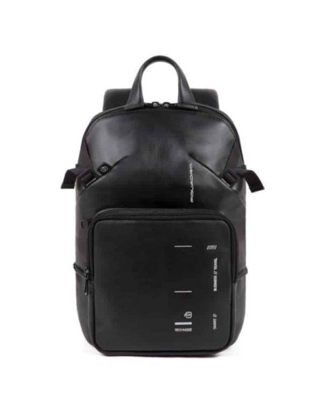 Piquadro Kyoto Rucksack für Ipad schwarzes Leder CA4923S106 / N