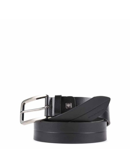Piquadro Black men's belt with ardillon buckle CU5462B3 / N