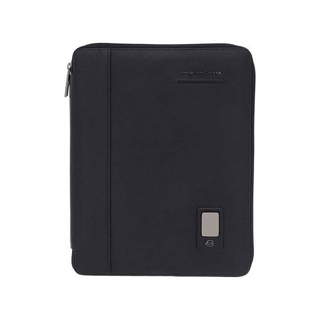 Notepad holder in black leather Piquadro Stationery - PB2830AO / N