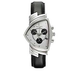 Hamilton Ventura Chrono weiße Quarzuhr H24412712