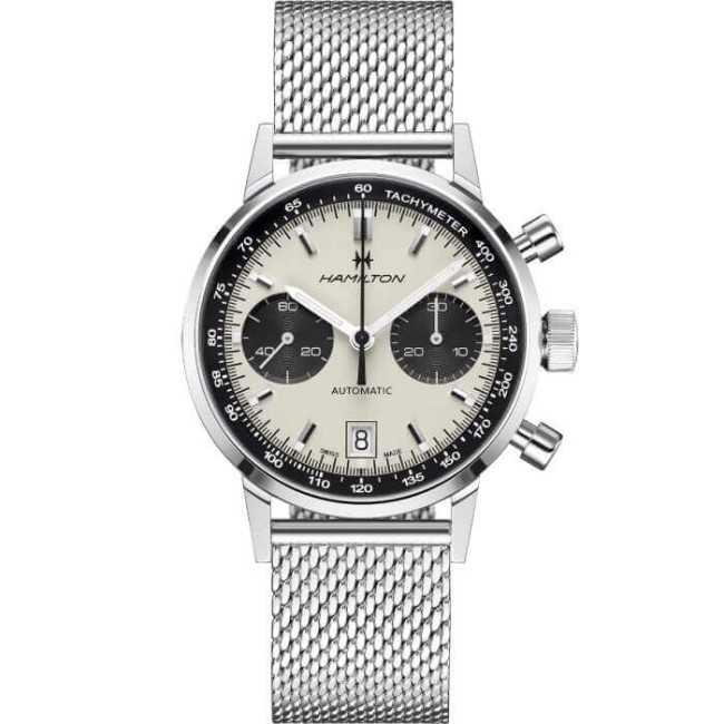 Hamilton Intra-Matic Chrono Auto Weiß - H38416111