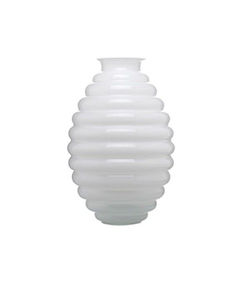 Vaso alto Venini Dèco lattimo 707.11