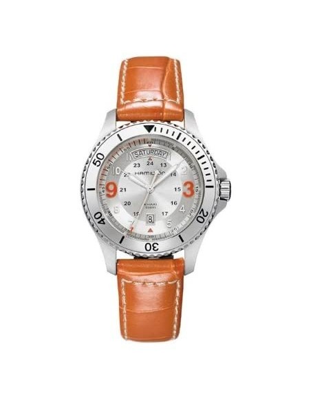 Orologio Hamilton Khaki King arancio - H64551857