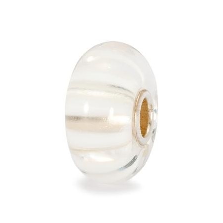 White Stripe Bead - 61414