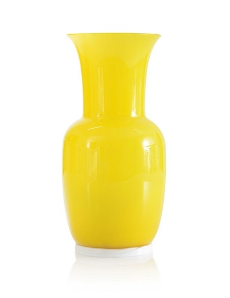 Vaso Venini Opalino medio Giallo - 706.22