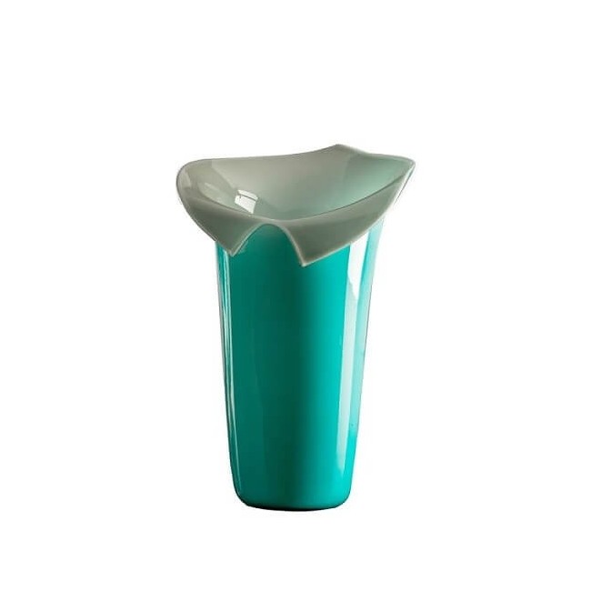Vaso Venini Calla Edizione Limitata verde acqua 603.21