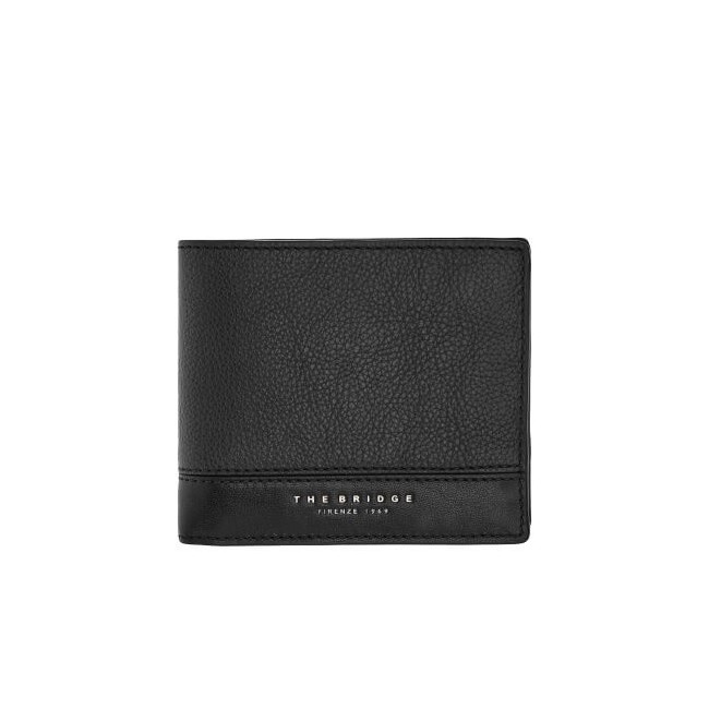 Herrenbrieftasche The Bridge Alberto schwarz - 014152BX