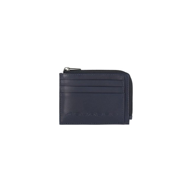 Bustina porta carte Piquadro Steven blu PP4822S118R/BLU