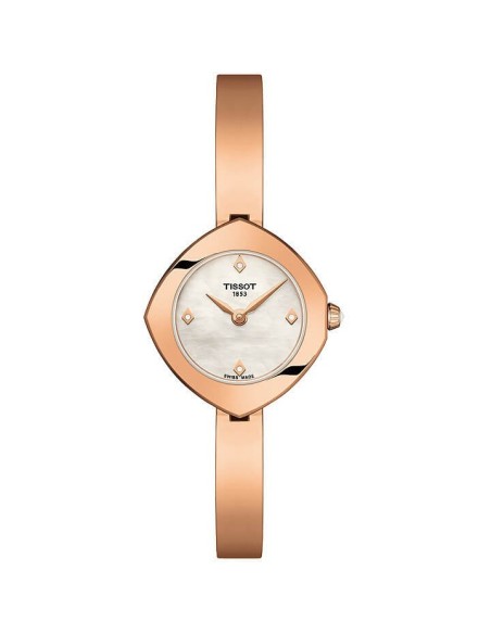 Tissot Femini-T Damenuhr mit Rosenquarz T1131093311600