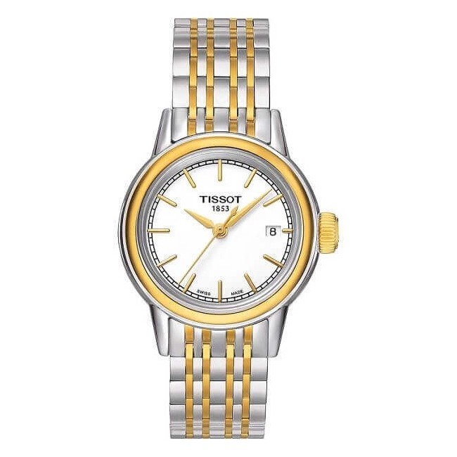 Tissot Carson Lady two-tone watch T0852102201100