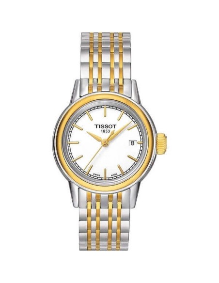 Tissot Carson Lady two-tone watch T0852102201100