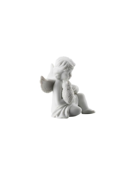 Rosenthal angel with owl in white porcelain