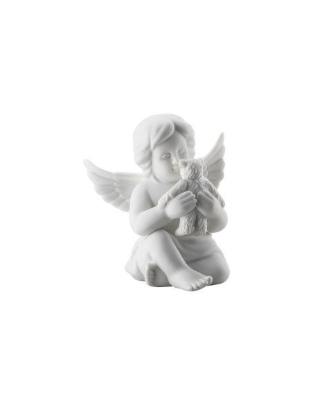 Rosenthal angel with bear in white porcelain