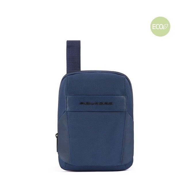 Borsello in tessuto Piquadro Woody blu - CA5747S117/BLU