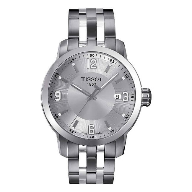 Tissot PRC200 Silberne Herrenuhr T0554101103700