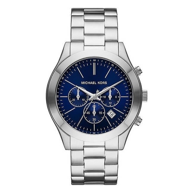 Michael Kors Slim Runway blaue Herrenuhr MK8917