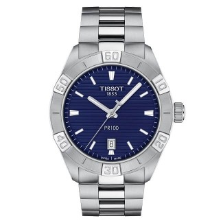 Orologio Tissot PR100 Sport Gent blu T1016101104100