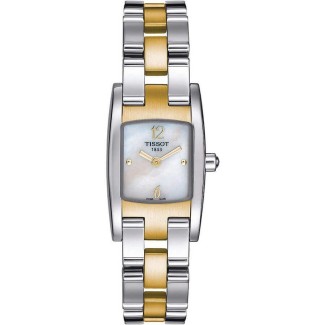 Orologio donna Tissot T3 quadro bicolore - T0421092211700