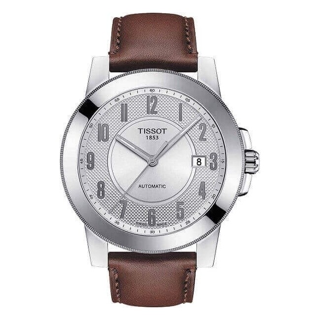 Orologio Tissot Gentleman Swissmatic argento T0984071603200