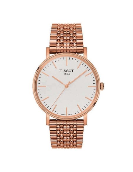 Tissot Everytime medium rose and white watch T1094103303100