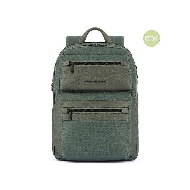 Piquadro Woody green computer backpack - CA5755S117 / VE