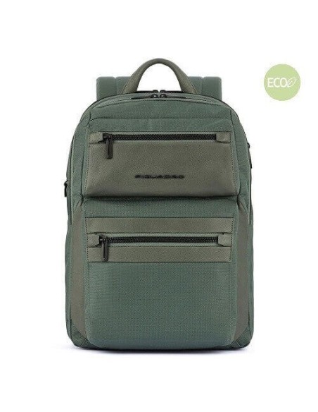Piquadro Woody grüner Computerrucksack - CA5755S117 / VE