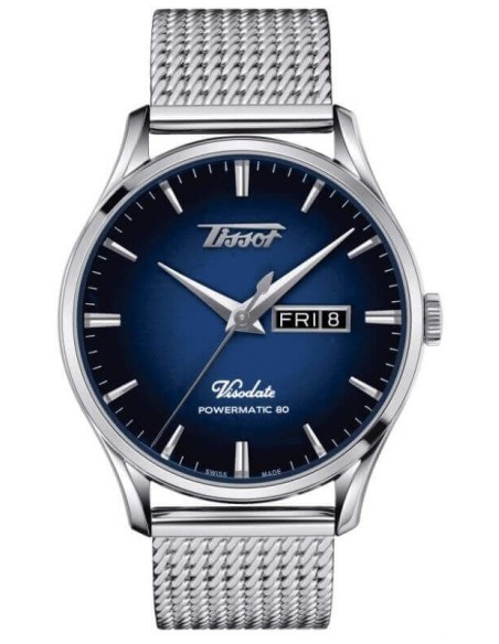 Tissot Heritage Visodate Powermatic80 blau T1184301104100