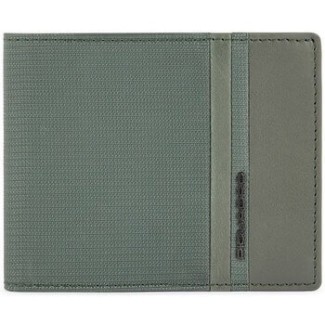 Piquadro wallet Woody green fabric - PU4823S117R / VE