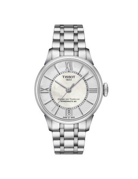 Orologio Tissot Chemin des Tourelles bianco T0992071111800