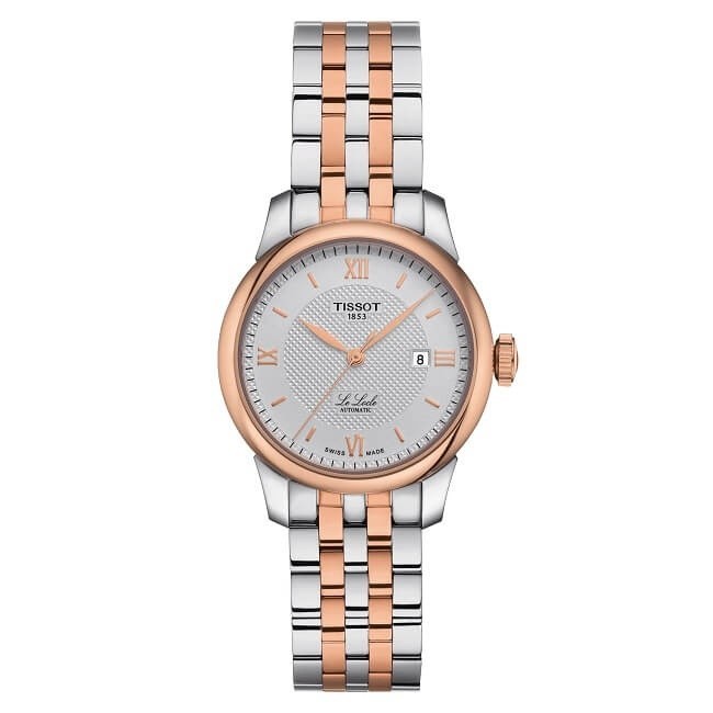 Tissot Le Locle Lady weiß und rosé Uhr T0062072203800