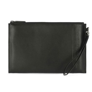 Piquadro wrist clutch in black leather - AC5099S118 / N