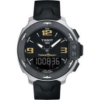 Orologio Tissot T-Race Touch nero e gold - T0814201705700