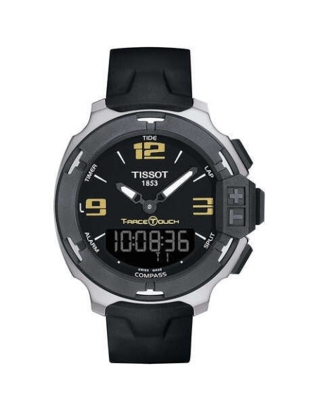 Orologio Tissot T-Race Touch nero e gold - T0814201705700