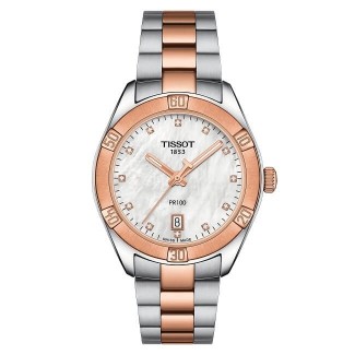 Orologio Tissot PR100 Sport Chic madreperla T1019102211600