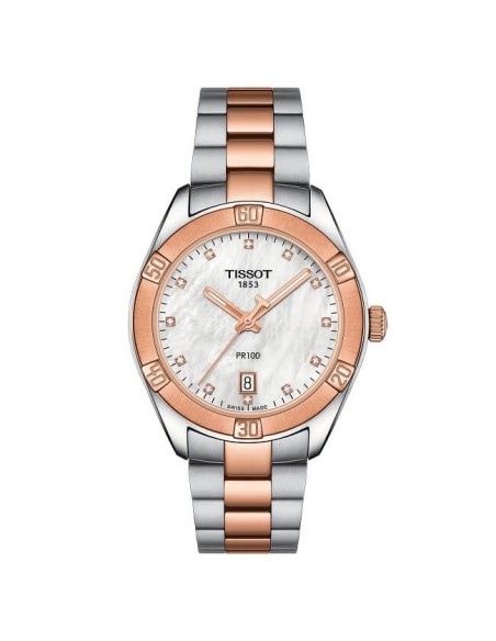 Tissot PR100 Sport Chic Perlmuttuhr T1019102211600