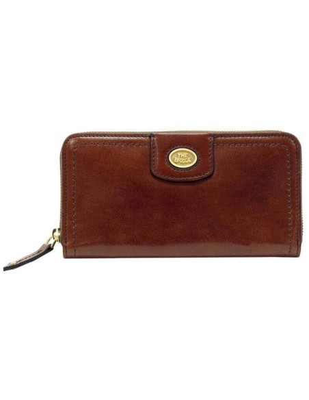 Portafoglio donna The Bridge Ada in pelle cuoio 01714201